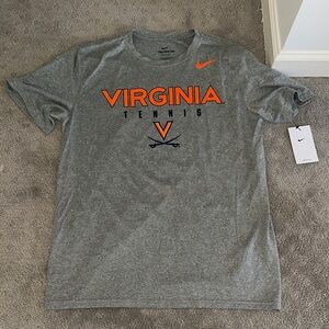 Nike Gray University of Virginia UVA Tennis Tee